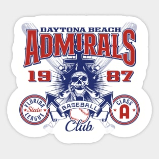 Daytona Beach Admirals Sticker